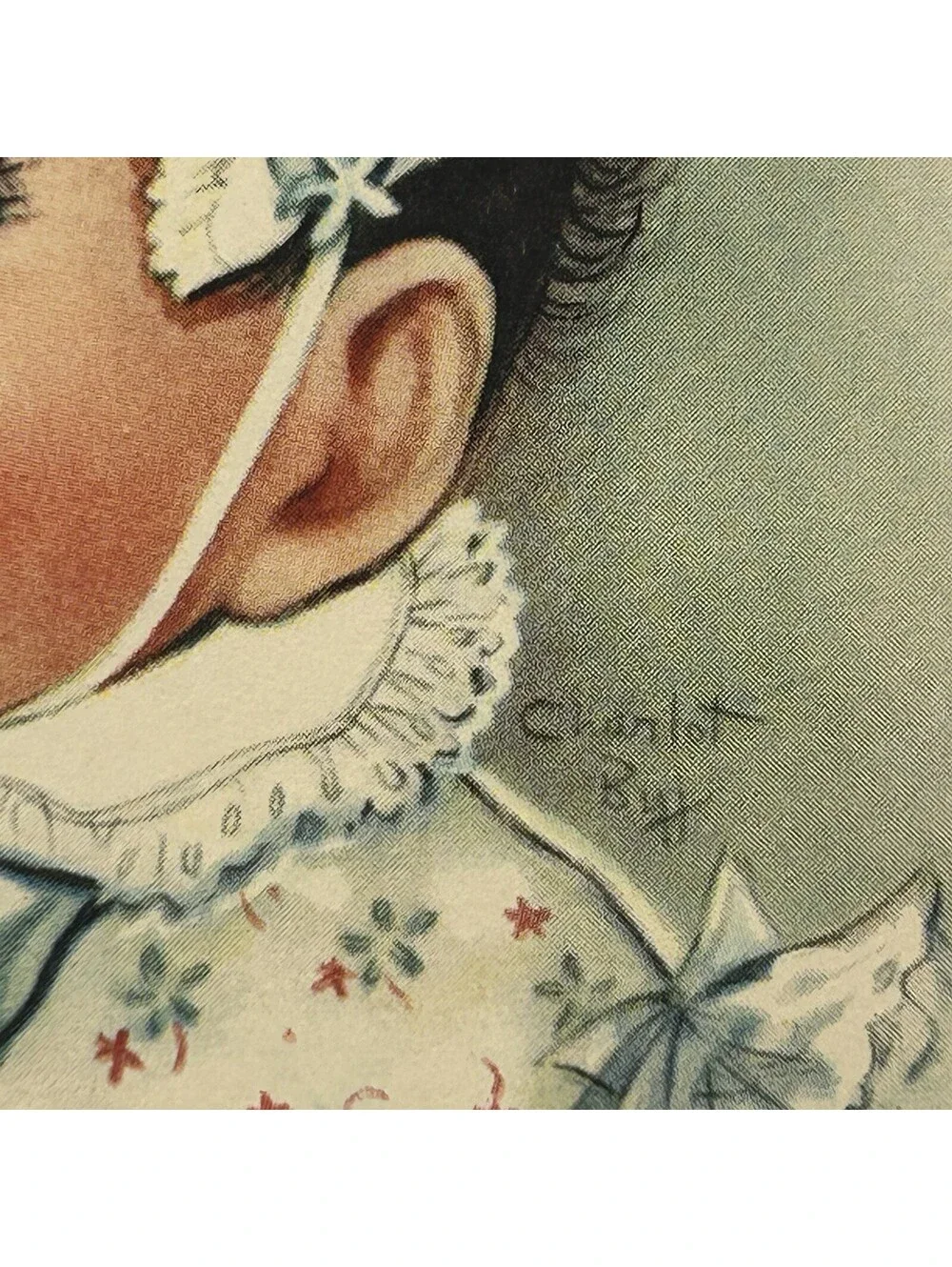 Vintage Charlot Byj Extra Fussy Baby Birthday Card Unused Mid Century 1950s  N-2